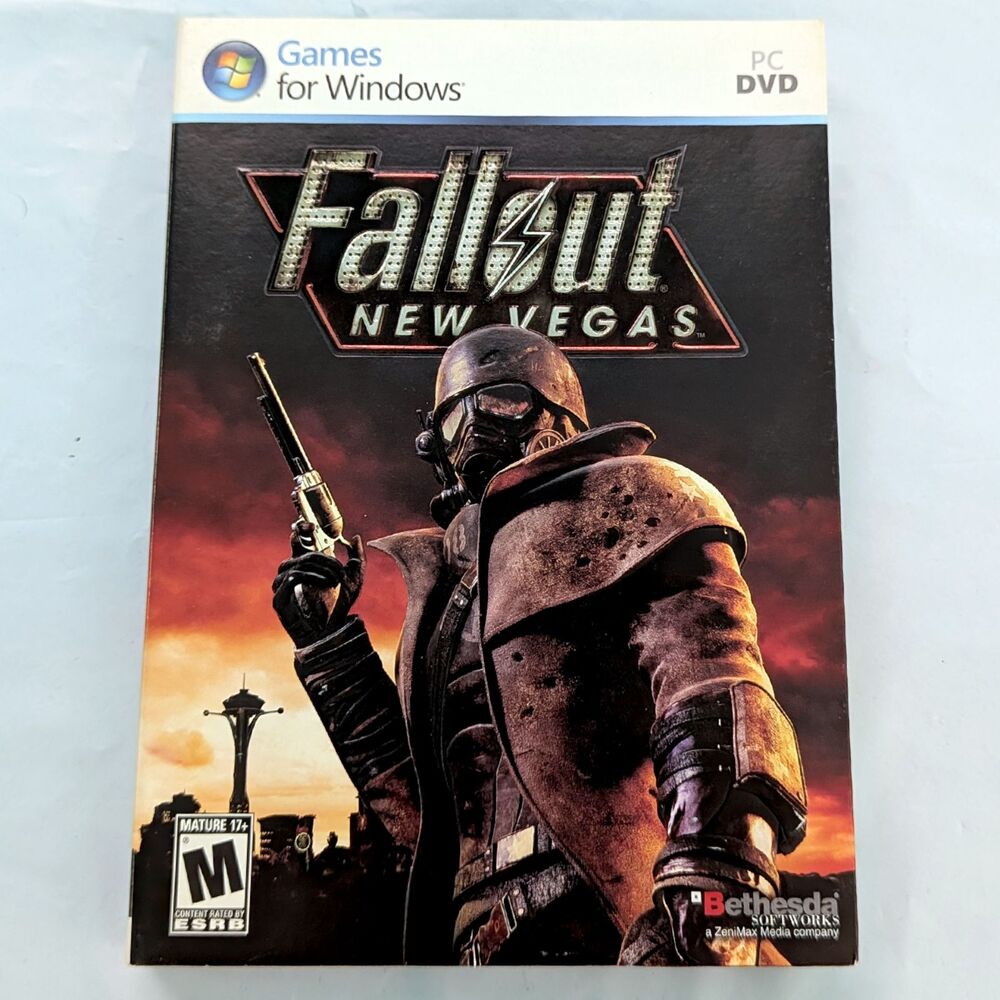 Fallout New Vegas PC Video Game 2010 Windows Bethesda Softworks Collectible